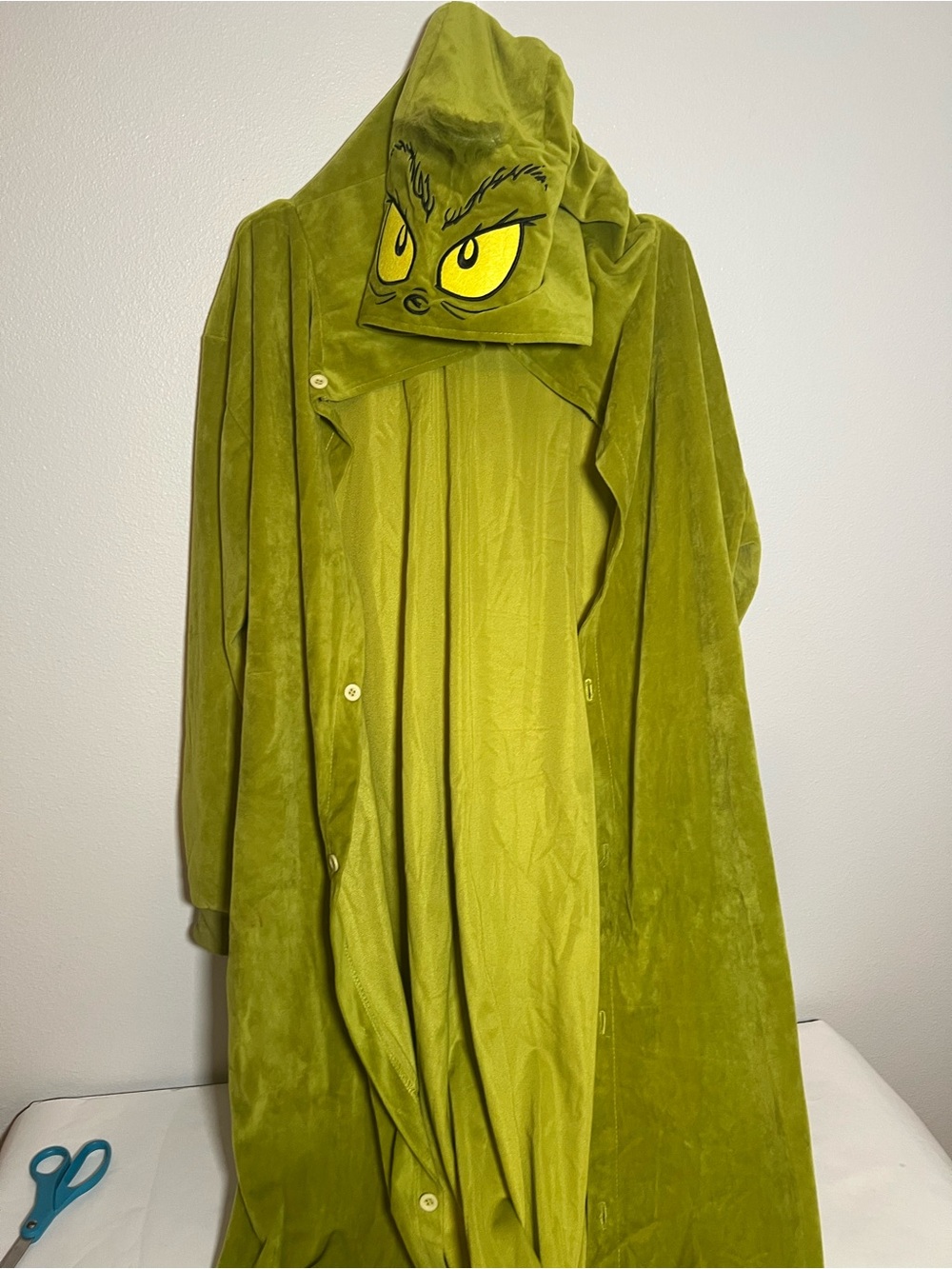 Grinch one piece outfit adult XL Christmas Halloween